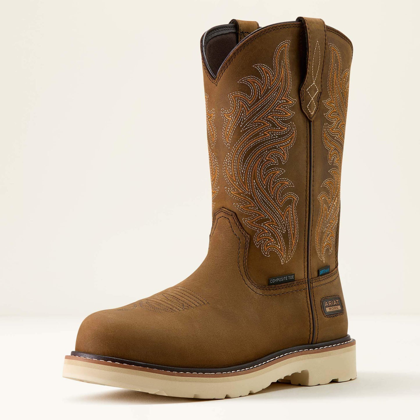 Ariat Men Activator Argo Waterproof Round Toe Composite Toe Work Boot