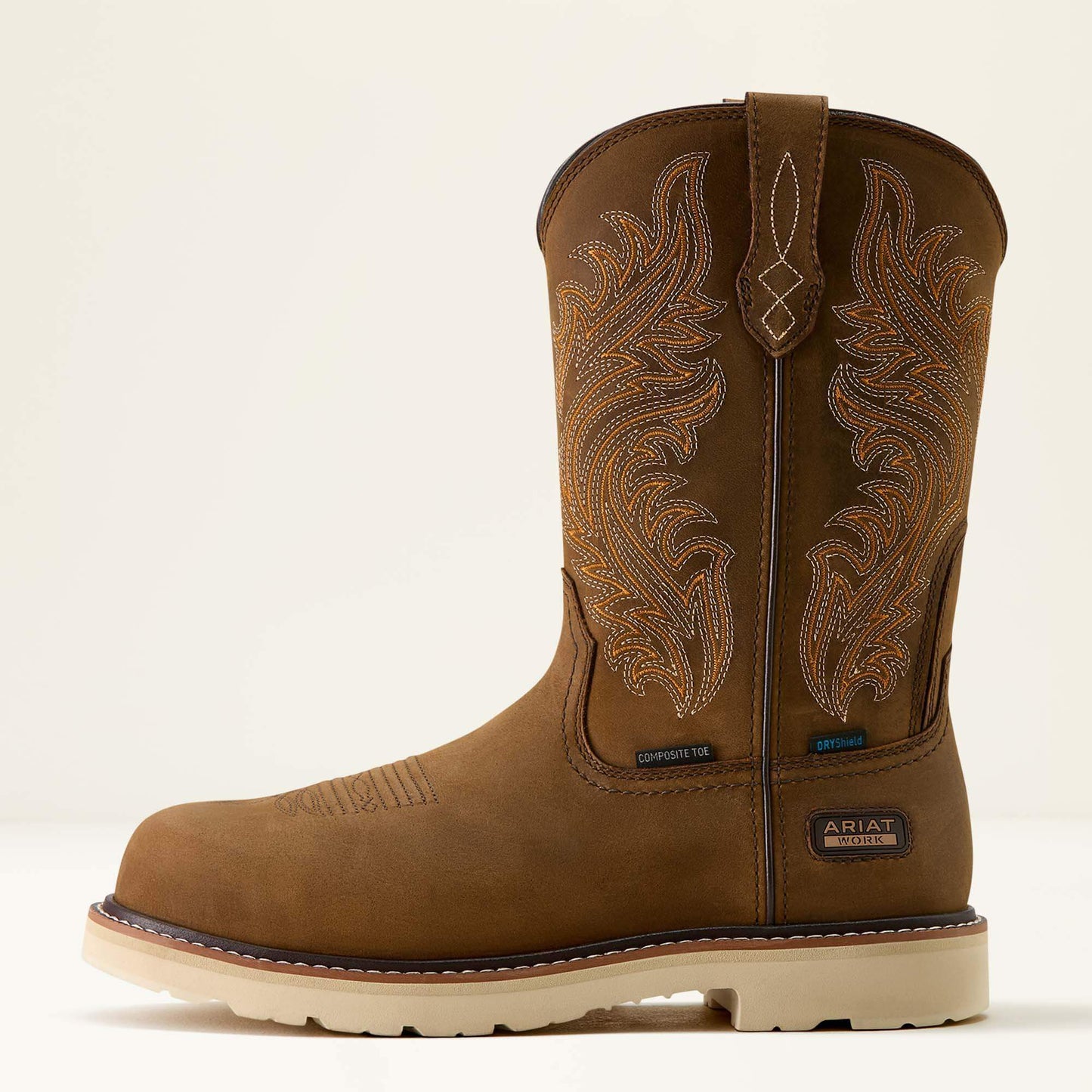 Ariat Men Activator Argo Waterproof Round Toe Composite Toe Work Boot