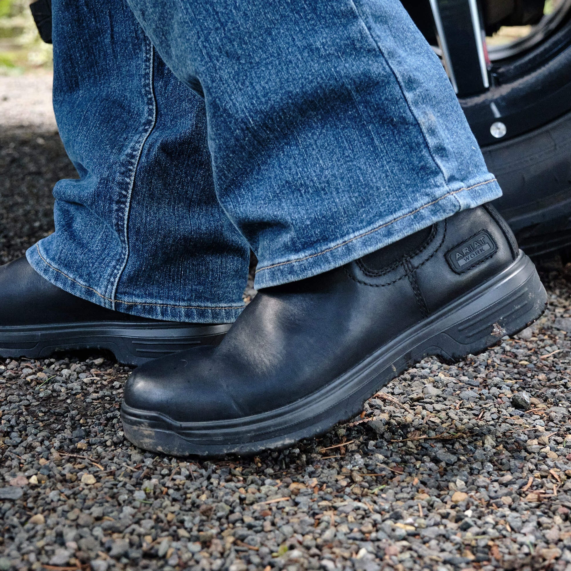 Ariat Men Turbo Chelsea Waterproof Work Boot