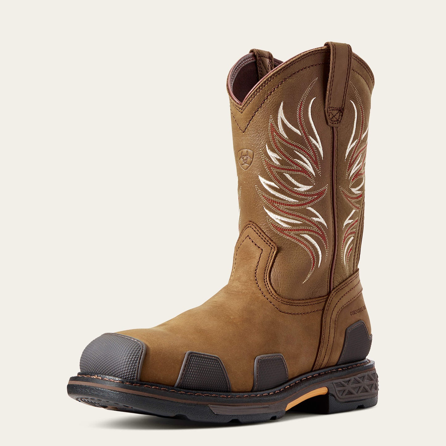 Ariat Men OverDrive Wide Square Toe Composite Toe Work Boot