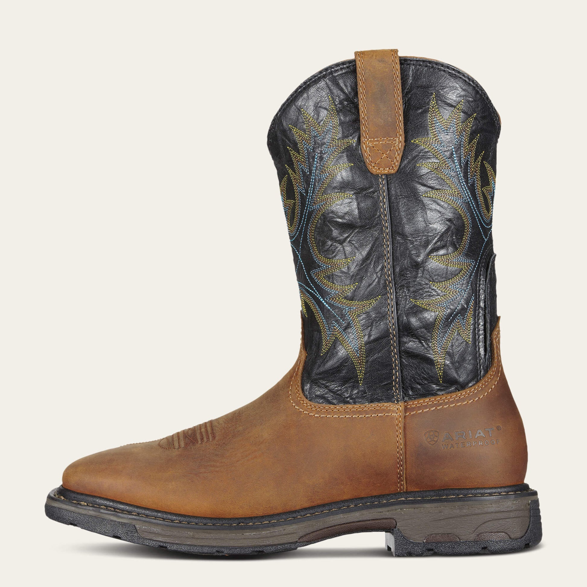 Ariat Men WorkHog Wide Square Toe Waterproof Steel Toe Work Boot
