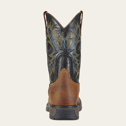 Ariat Men WorkHog Wide Square Toe Waterproof Steel Toe Work Boot