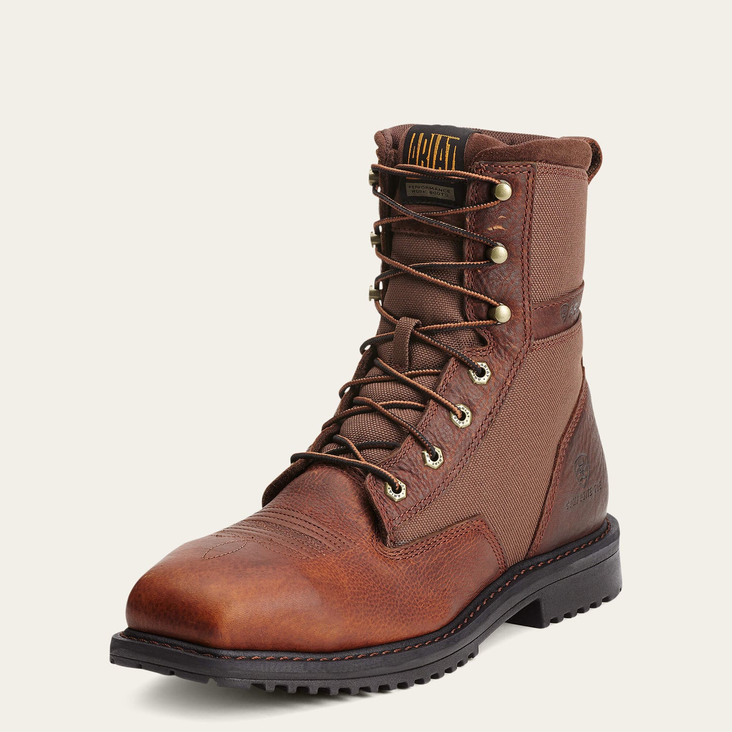 Ariat Men RigTek 8" Wide Square Toe Composite Toe Work Boot