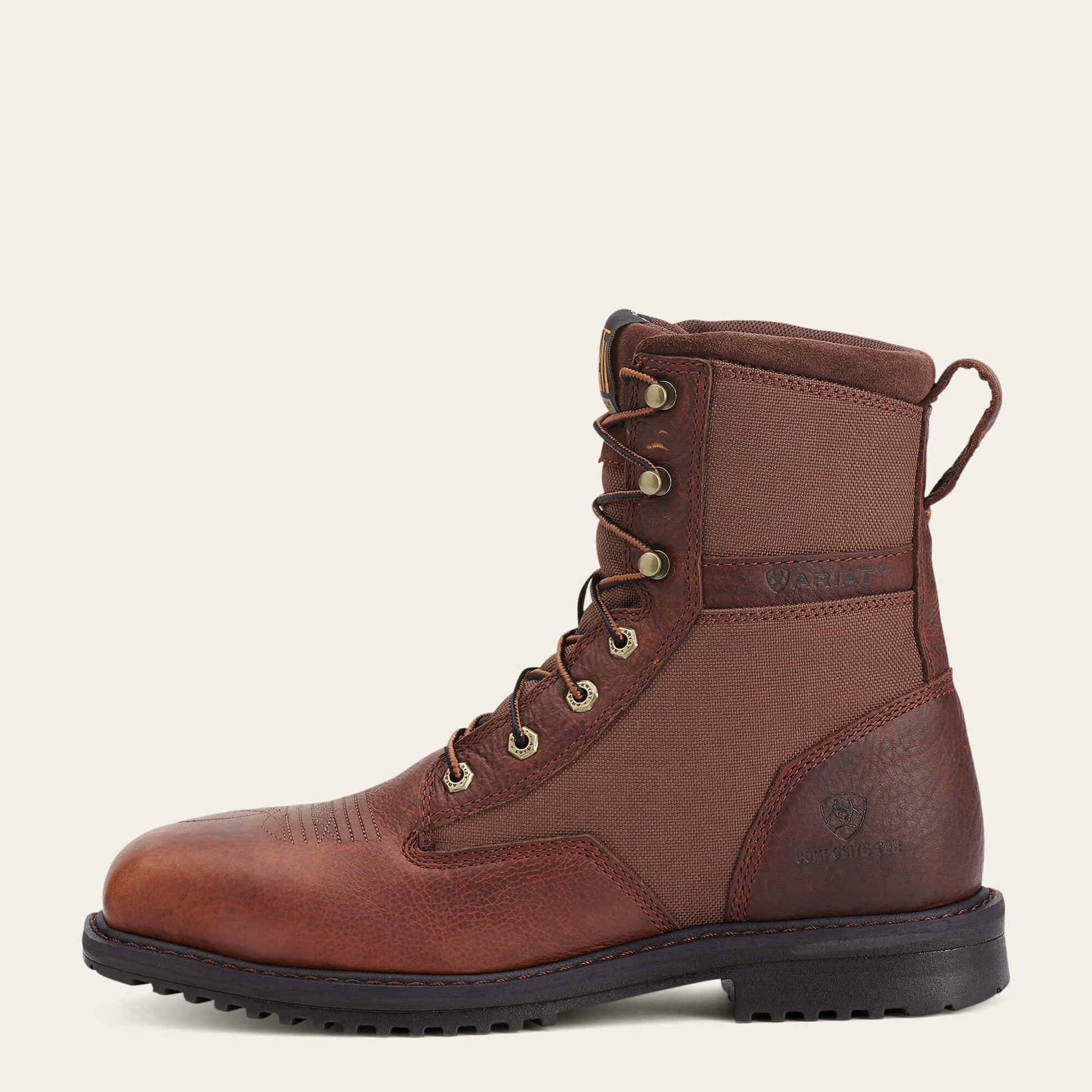 Ariat Men RigTek 8" Wide Square Toe Composite Toe Work Boot