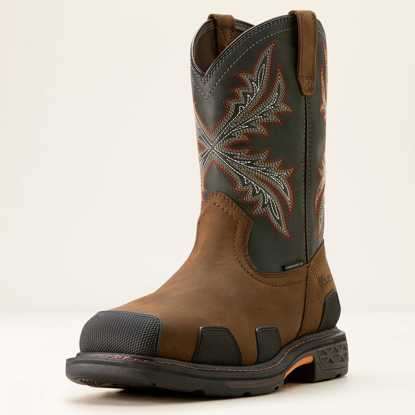 Ariat Men OverDrive Wide Square Toe Composite Toe Work Boot