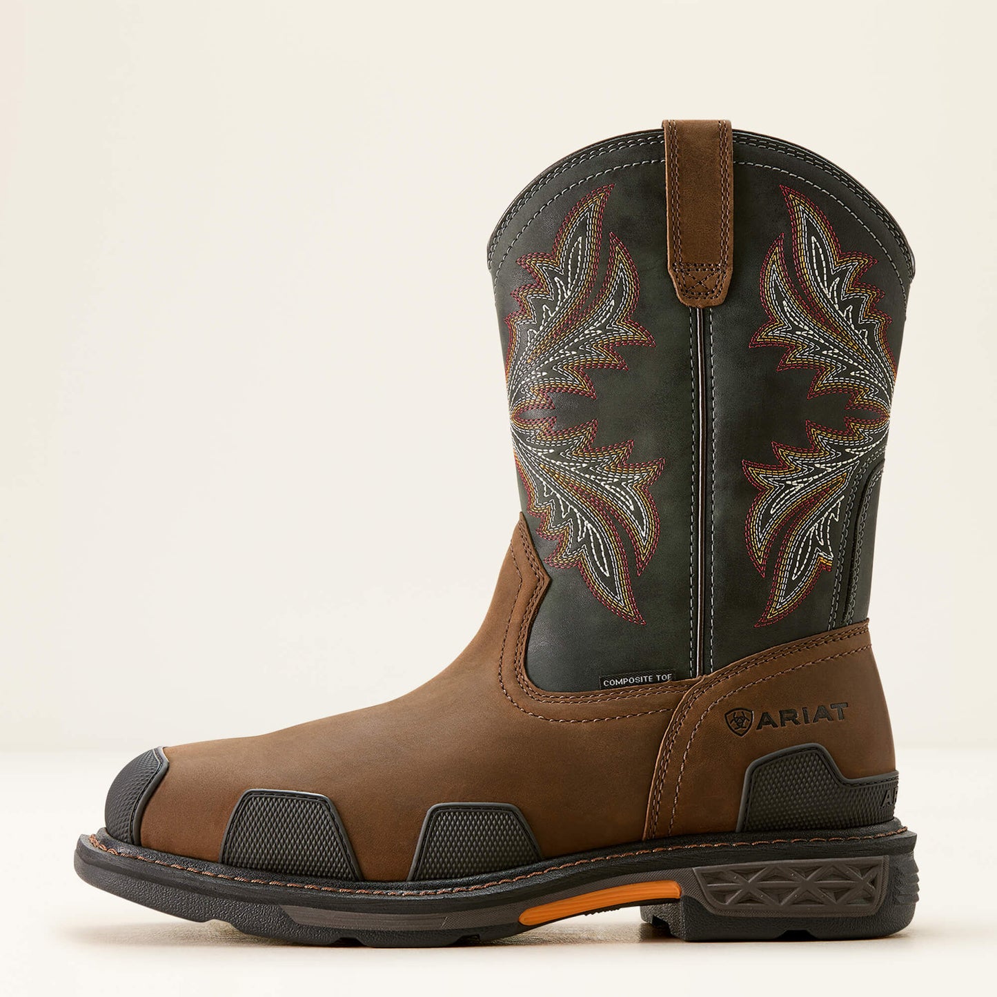 Ariat Men OverDrive Wide Square Toe Composite Toe Work Boot