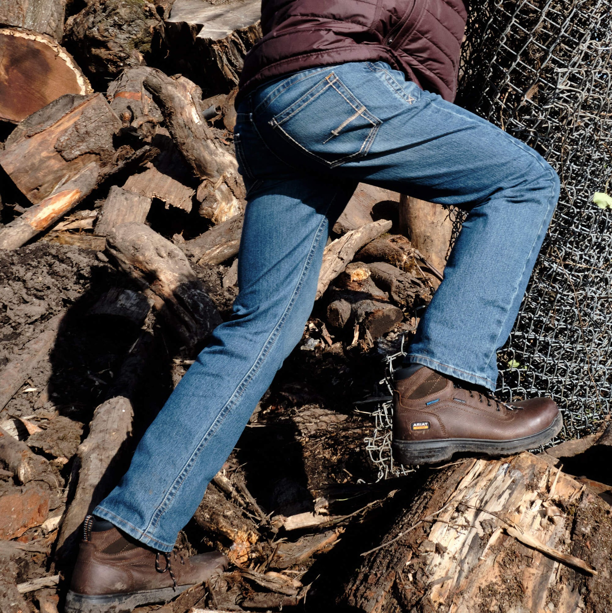 Ariat Men Turbo 6" Waterproof Carbon Toe Work Boot