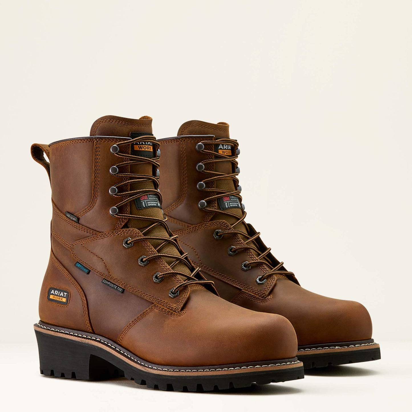 Ariat Men Logger Shock Shield Waterproof Insulated Composite Toe Work Boot