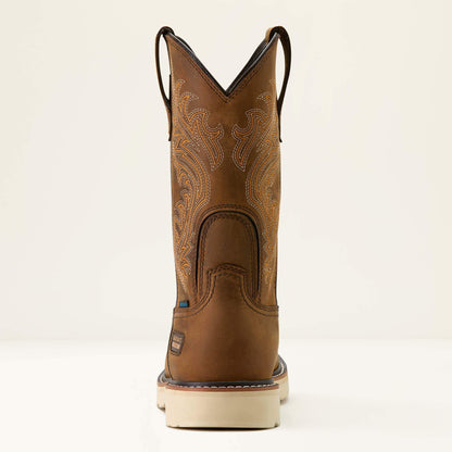 Ariat Men Activator Argo Waterproof Round Toe Work Boot