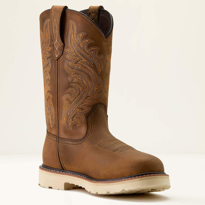 Ariat Men Activator Argo Waterproof Round Toe Work Boot