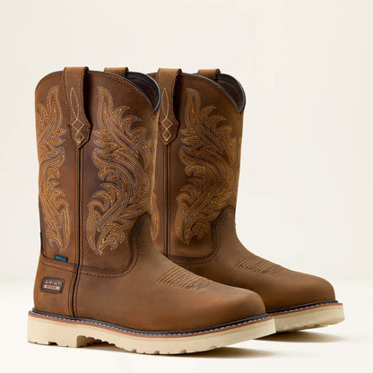 Ariat Men Activator Argo Waterproof Round Toe Work Boot