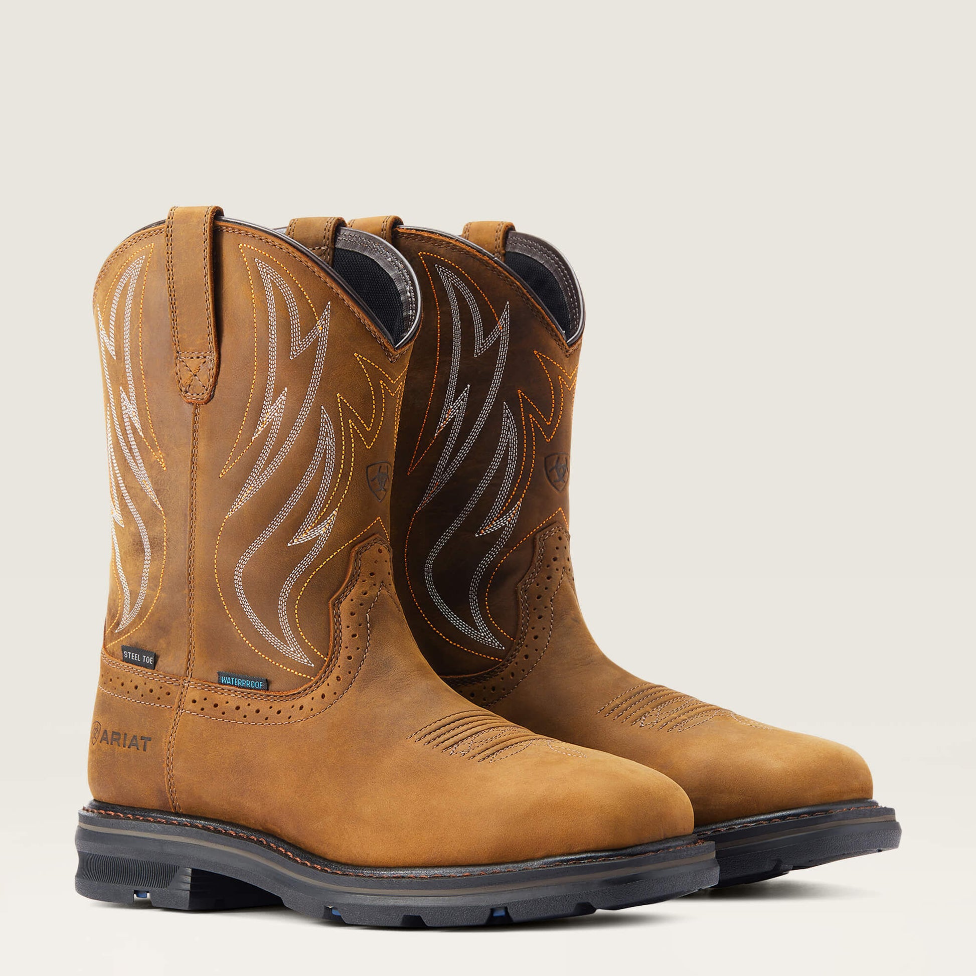 Ariat Men Sierra Shock Shield Waterproof Steel Toe Work Boot