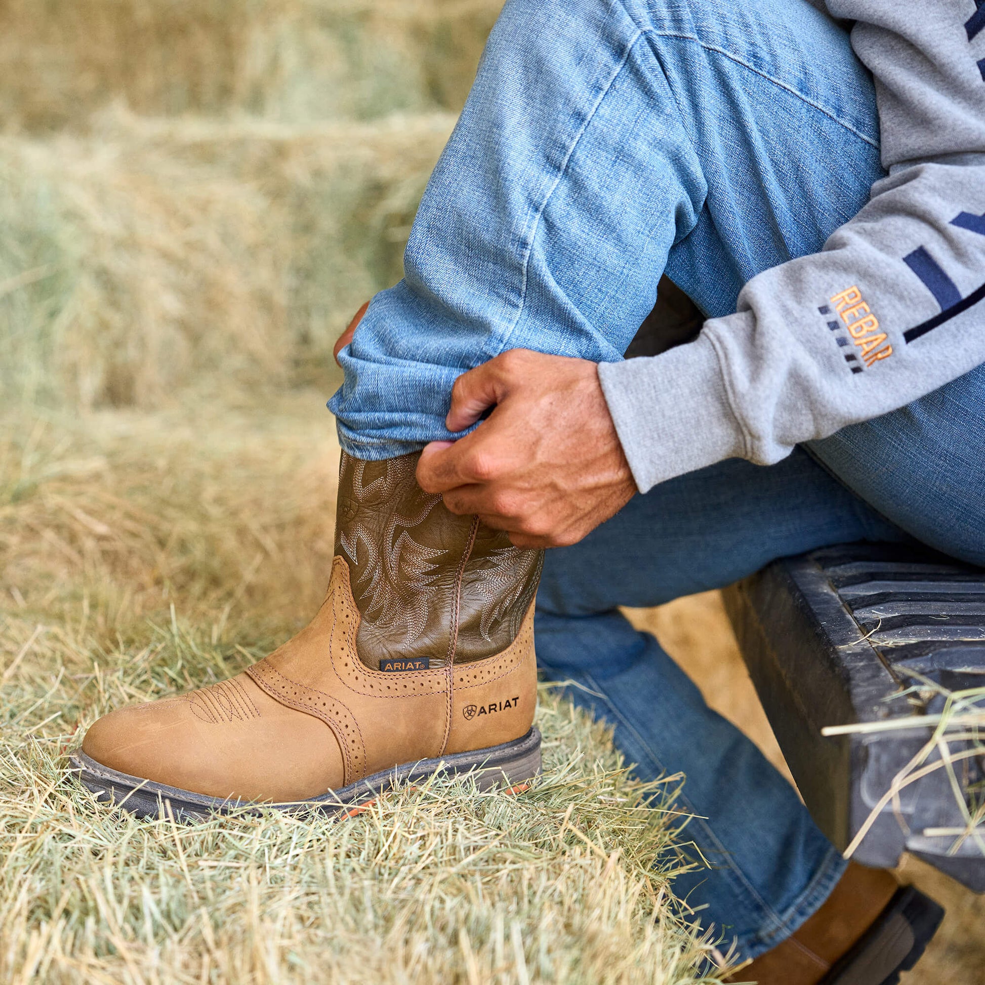 Ariat Men WorkHog Pull-on Work Boot