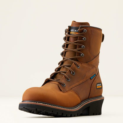 Ariat Men Logger Shock Shield Waterproof Work Boot