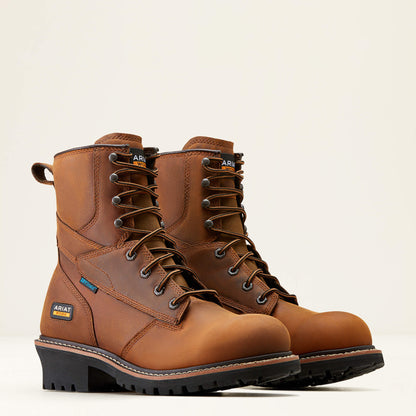 Ariat Men Logger Shock Shield Waterproof Work Boot