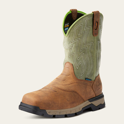 Ariat Men Rebar Flex Western Waterproof Composite Toe Work Boot