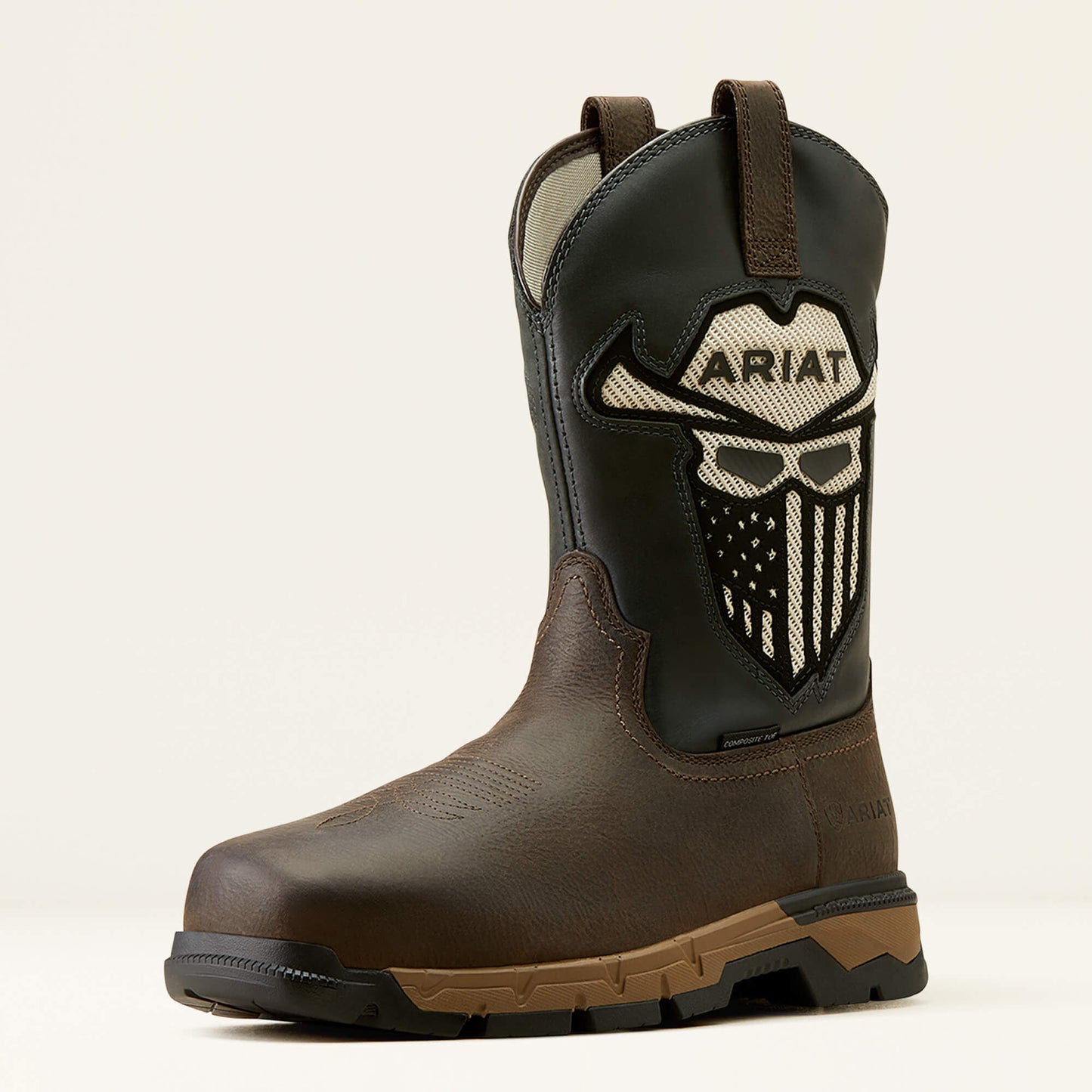 Ariat Men Rebar Flex Western VentTEK Incognito Composite Toe Work Boot