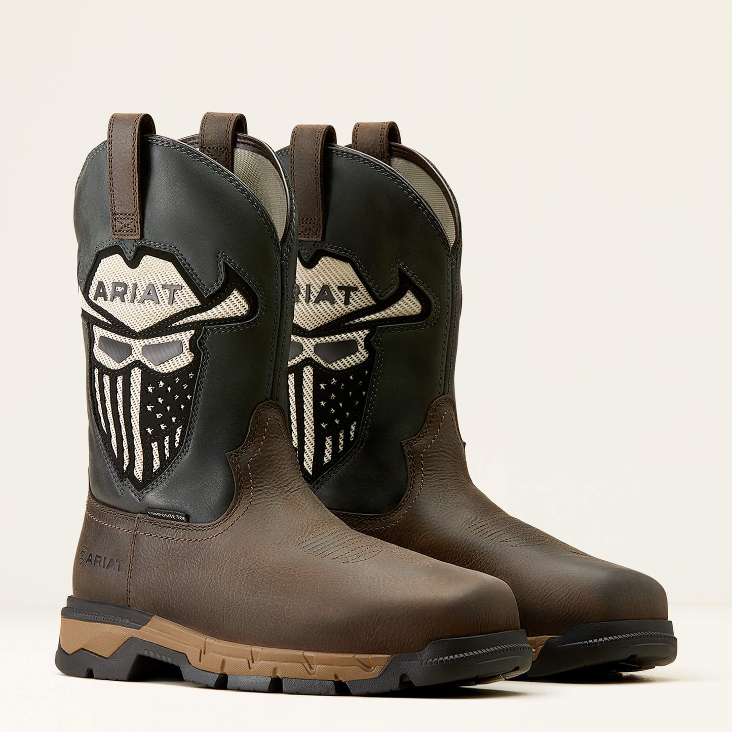 Ariat Men Rebar Flex Western VentTEK Incognito Composite Toe Work Boot