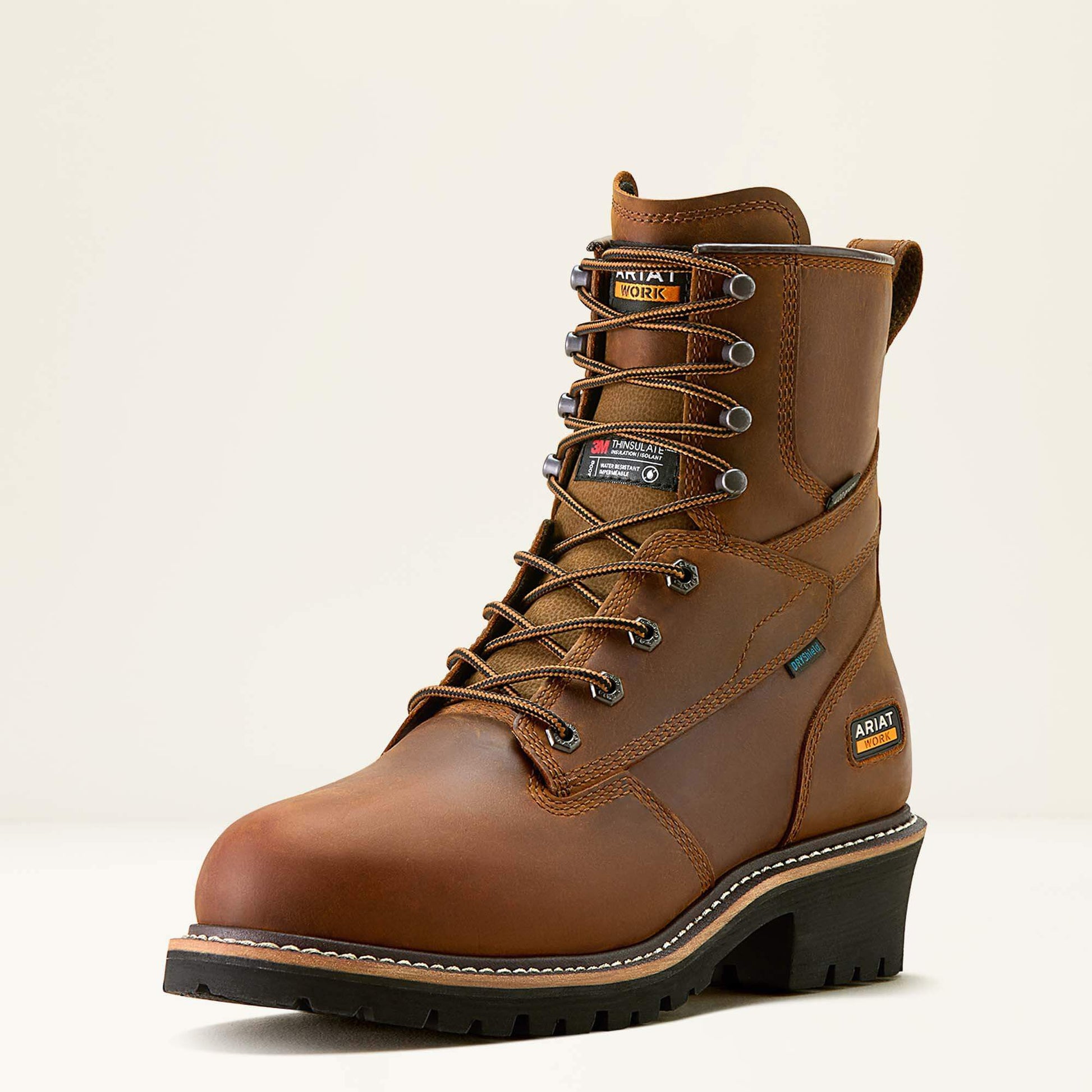 Ariat Men Logger Shock Shield Waterproof Insulated Work Boot