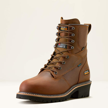 Ariat Men Logger Shock Shield Waterproof Insulated Work Boot