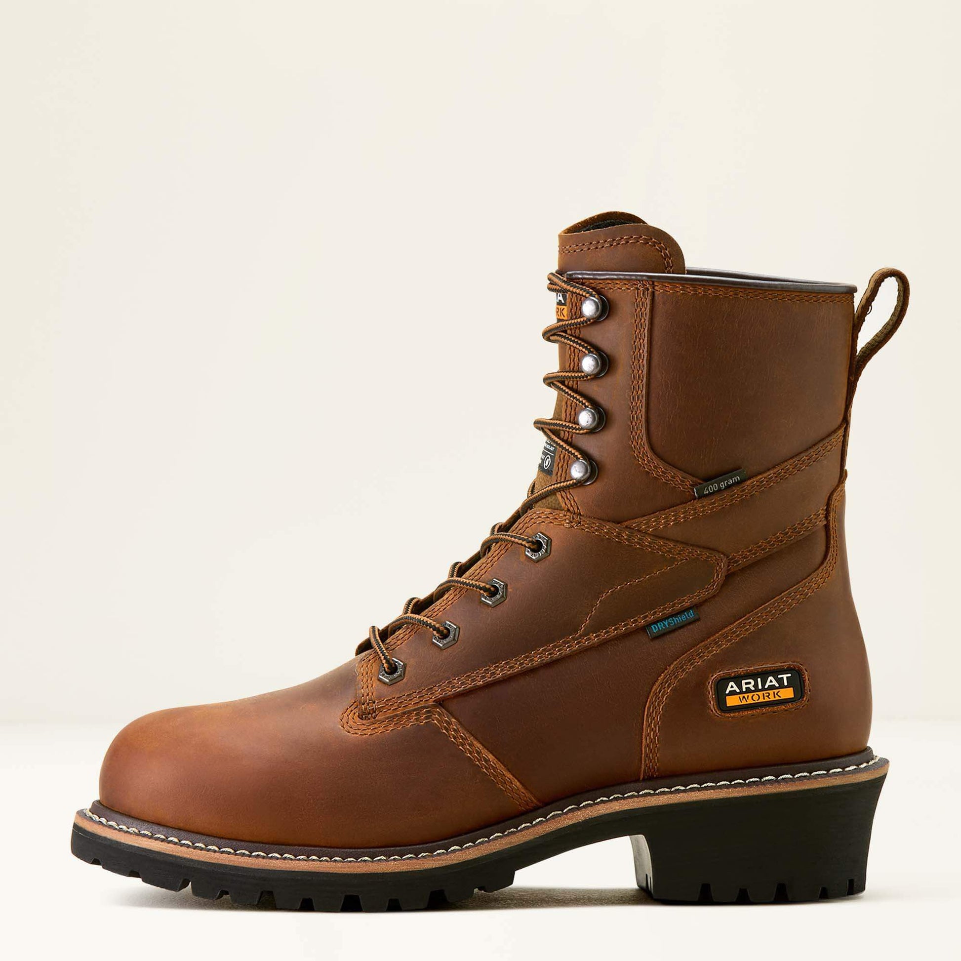 Ariat Men Logger Shock Shield Waterproof Insulated Work Boot