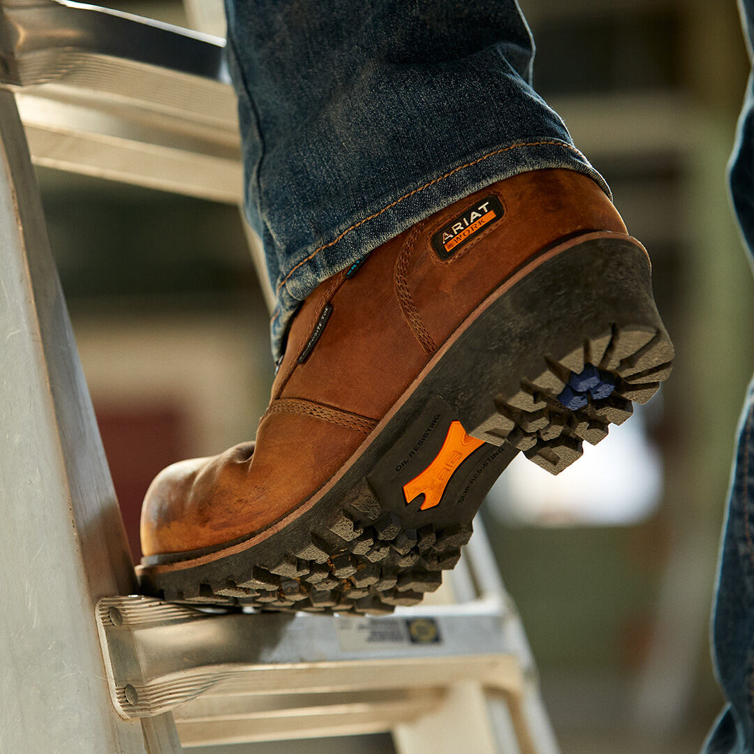 Ariat Men Logger Shock Shield Waterproof Composite Toe Work Boot