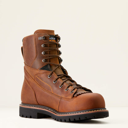 Ariat Men Longview Shock Shield 8" Waterproof Composite Toe Work Boot