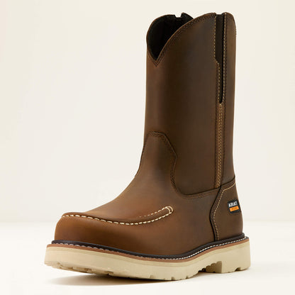 Ariat Men Rebar Lift Pull On Moc Toe Work Boot