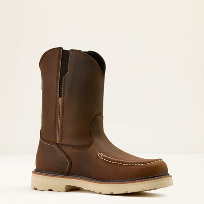 Ariat Men Rebar Lift Pull On Moc Toe Work Boot