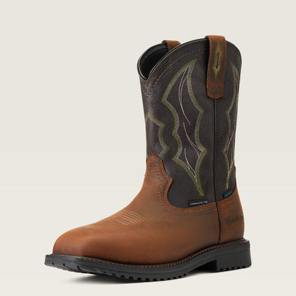 Ariat Men RigTek Wide Square Toe Waterproof Composite Toe Work Boot