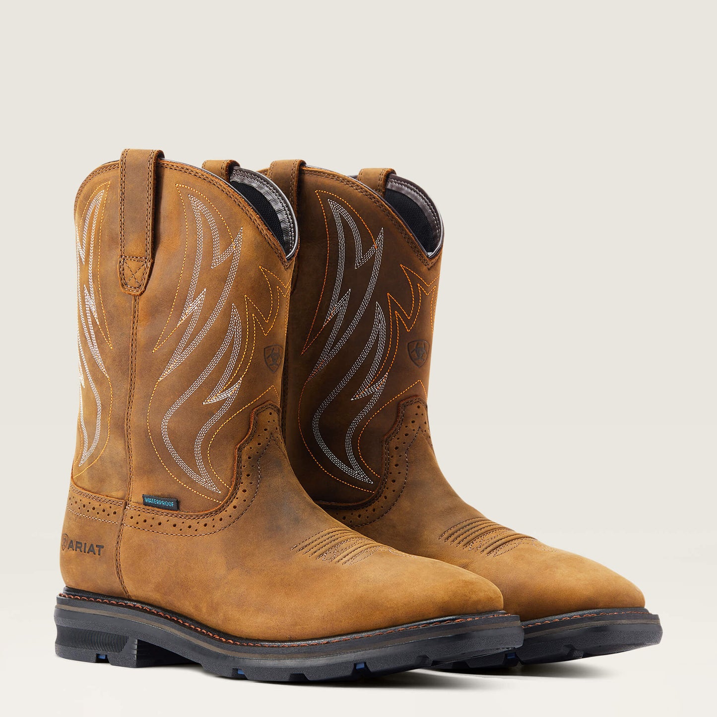 Ariat Men Sierra Shock Shield Waterproof Work Boot