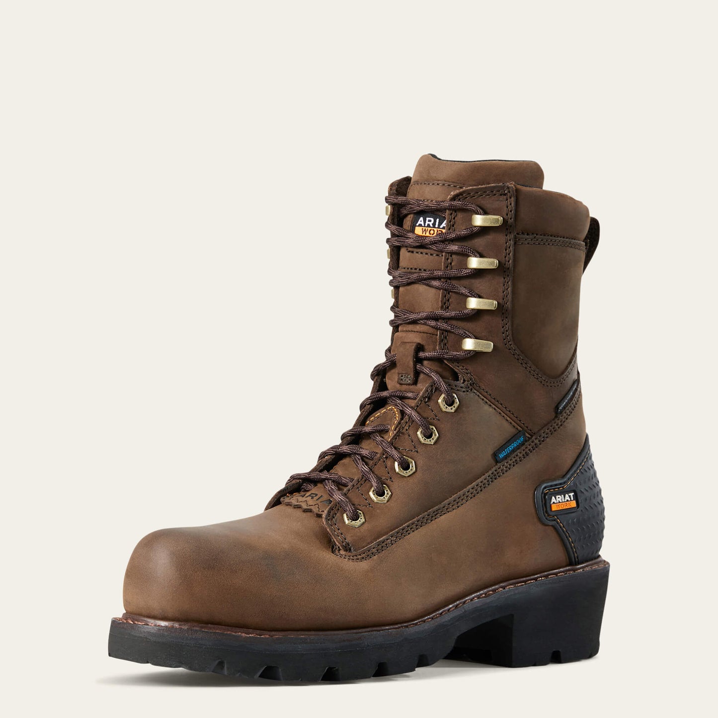 Ariat Men Powerline 8" Waterproof Composite Toe Work Boot