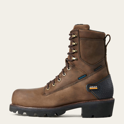 Ariat Men Powerline 8" Waterproof Composite Toe Work Boot