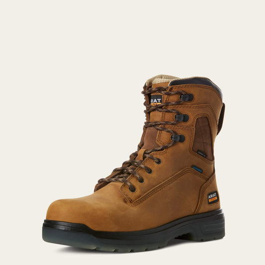 Ariat Men Turbo 8" Waterproof Carbon Toe Work Boot