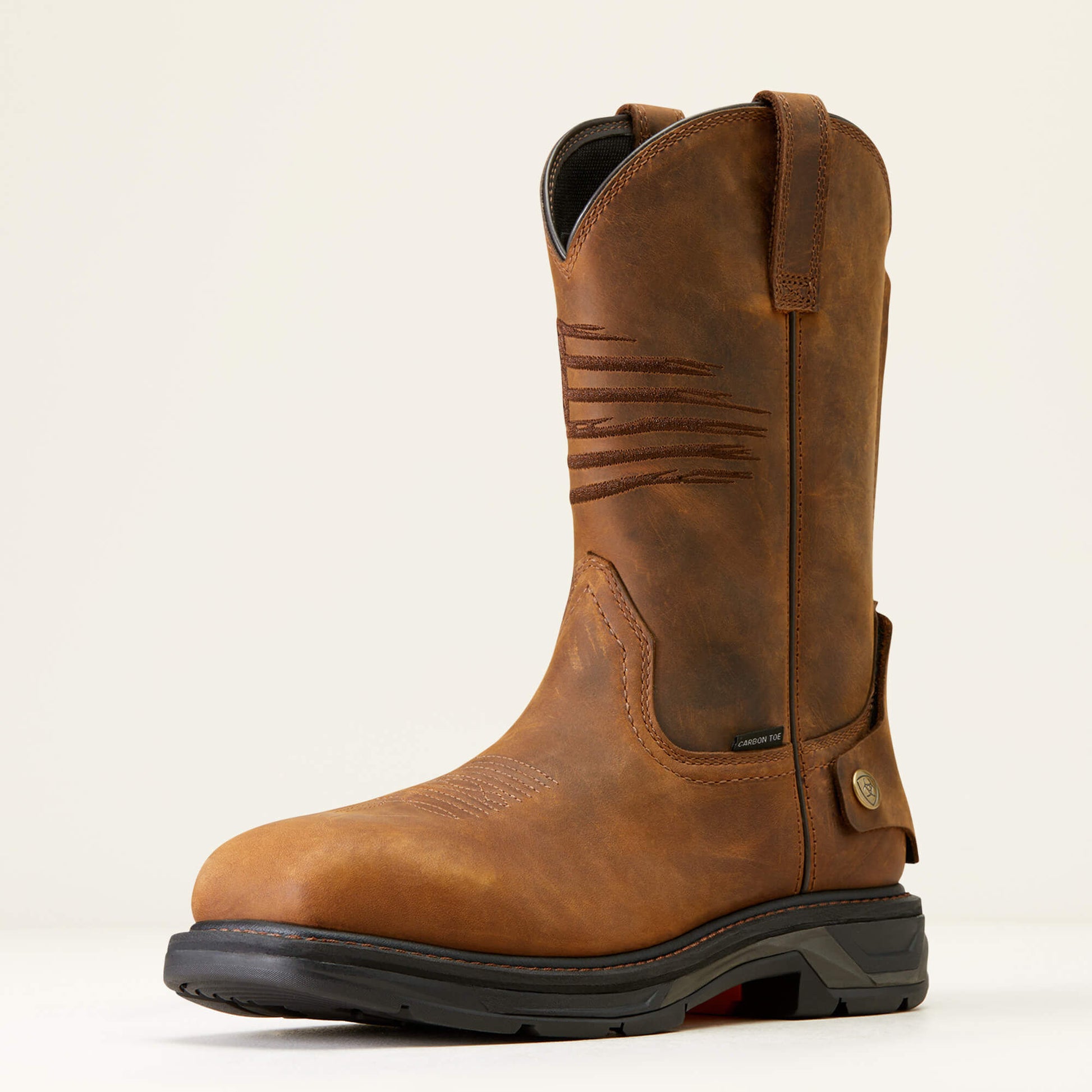 Ariat Men WorkHog XT Patriot EZ Zip Carbon Toe Work Boot
