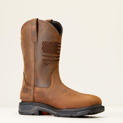 Ariat Men WorkHog XT Patriot EZ Zip Carbon Toe Work Boot