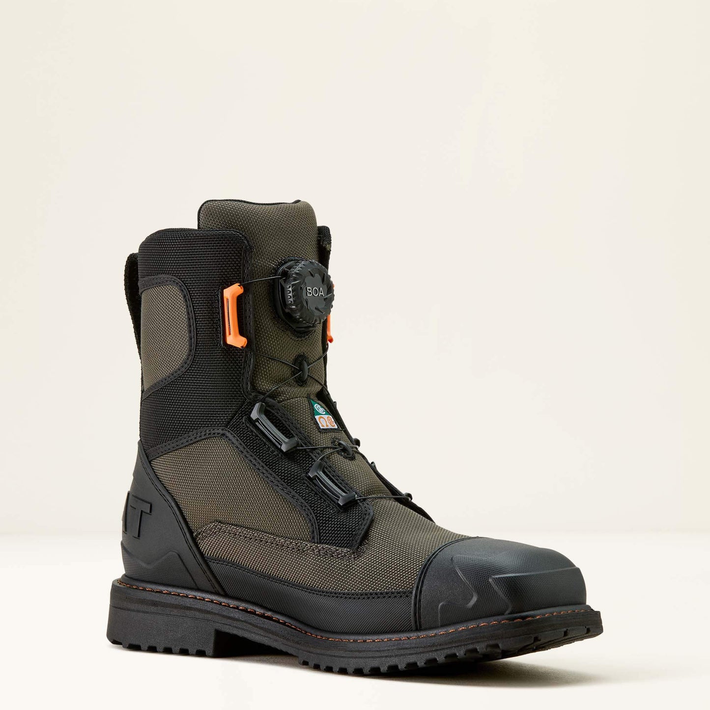 Ariat Men RigTEK Wildcat BOA 8" CSA Waterproof Wide Square Toe Composite Toe Work Boot