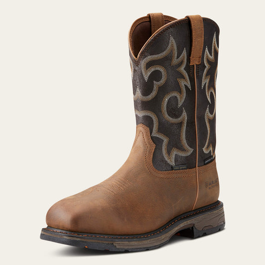 Ariat Men WorkHog Wide Square Toe 400g Waterproof Composite Toe Work Boot