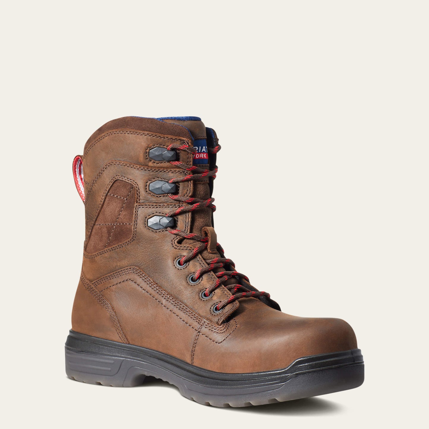 Ariat Men Turbo 8" USA Assembled Waterproof Carbon Toe Work Boot