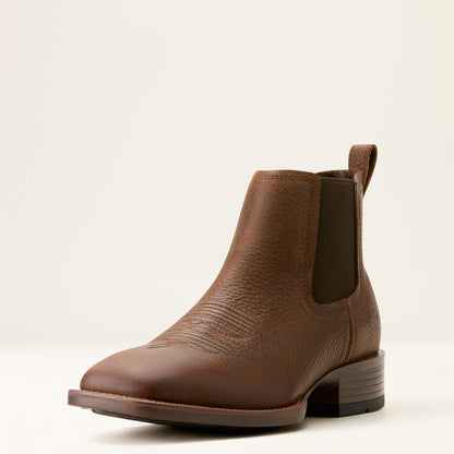 Ariat Men Booker Chelsea Wide Square Toe Western Boot