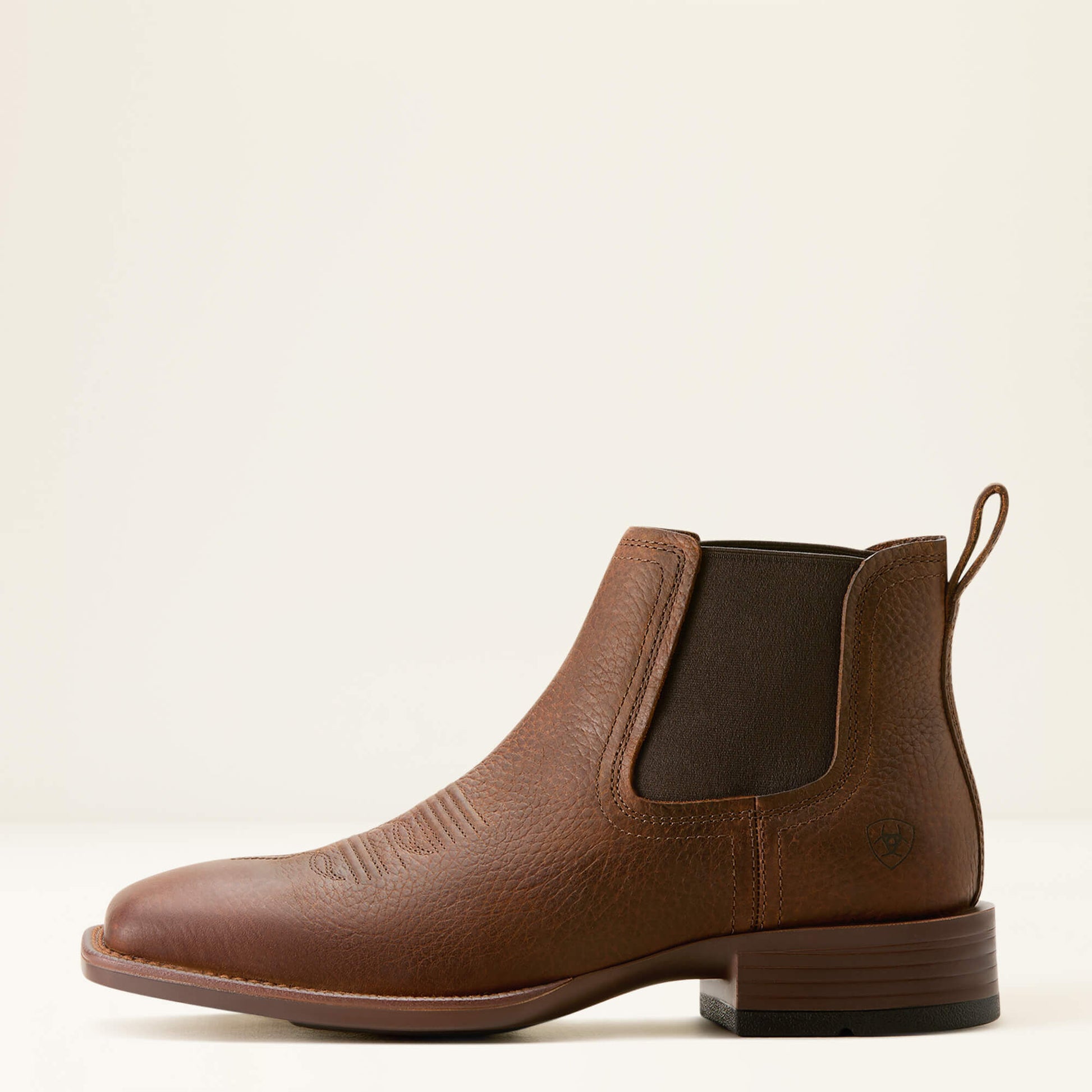 Ariat Men Booker Chelsea Wide Square Toe Western Boot