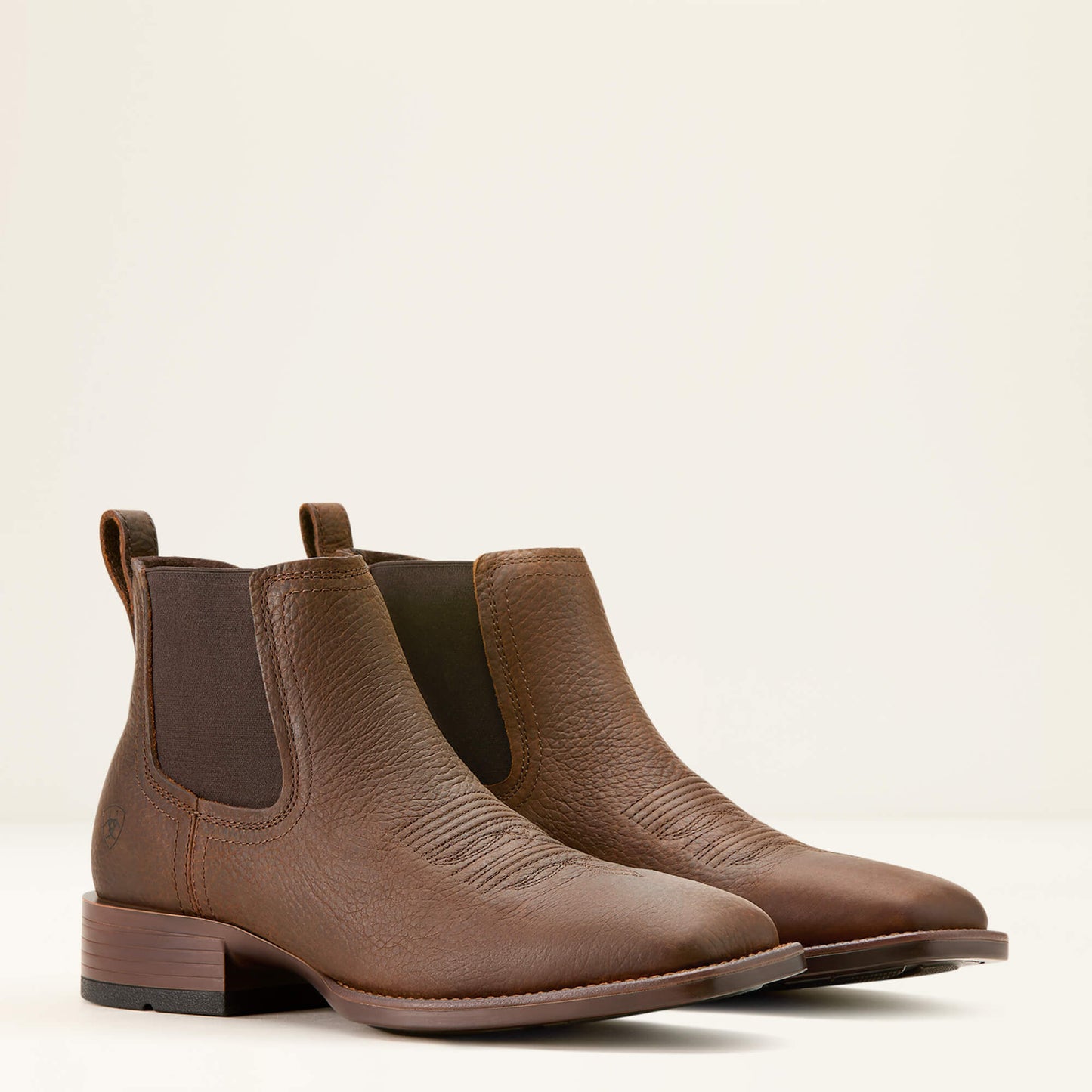 Ariat Men Booker Chelsea Wide Square Toe Western Boot