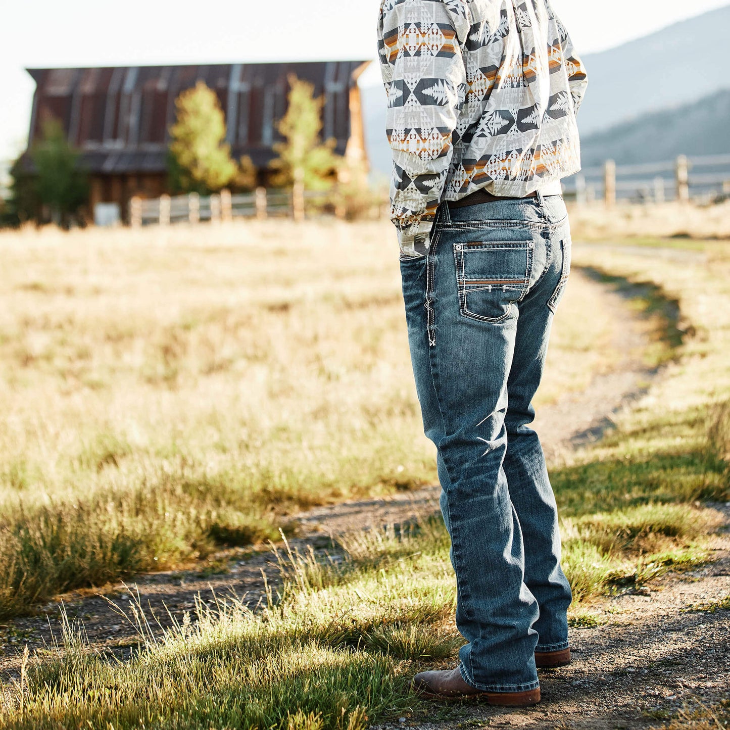 Ariat Men|Trends M4 Low Rise Coltrane Boot Cut Jean
