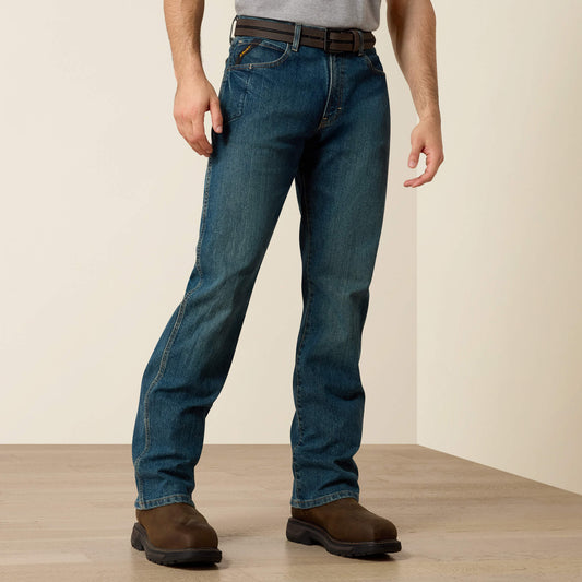 Ariat Men Rebar M4 Relaxed DuraStretch Basic Boot Cut Jean