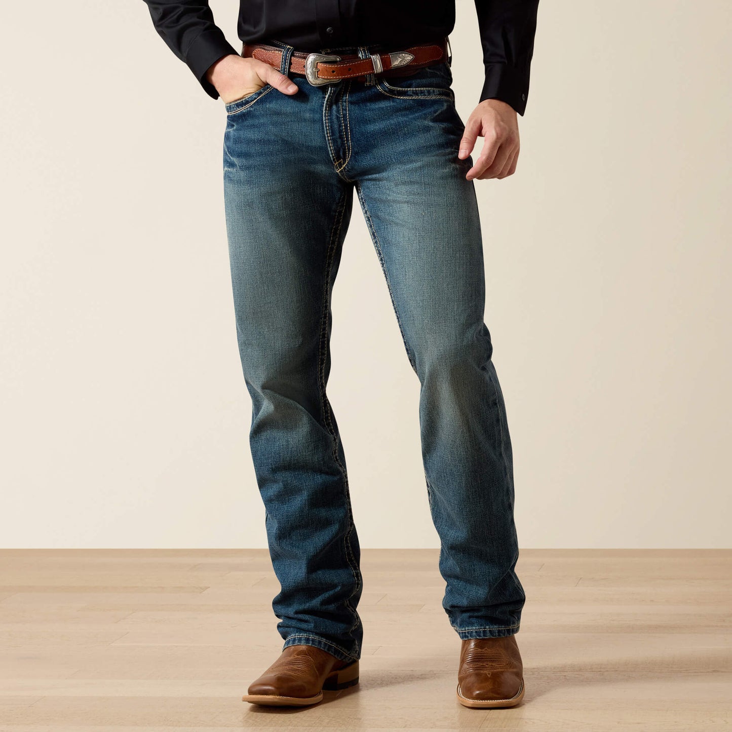 Ariat Men M5 Boundary Stackable Straight Leg Jean