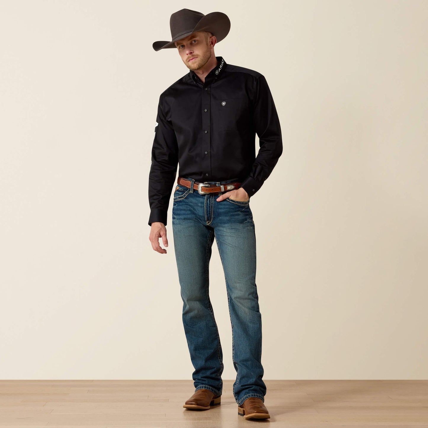 Ariat Men M5 Boundary Stackable Straight Leg Jean