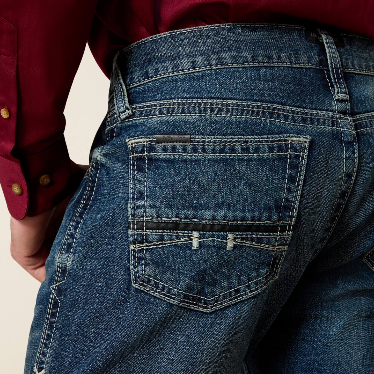 Ariat Men|Trends M7 Rocker Stretch Coltrane Stackable Straight Leg Jean