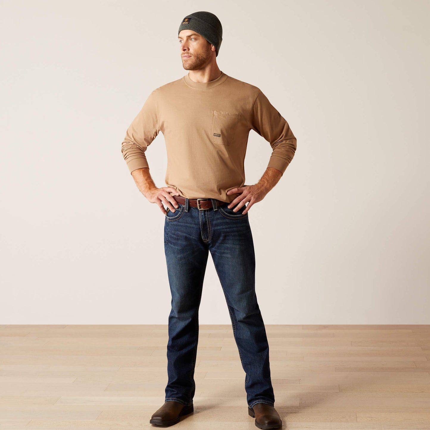 Ariat Men Rebar M4 Relaxed Rail Boot Cut Jean