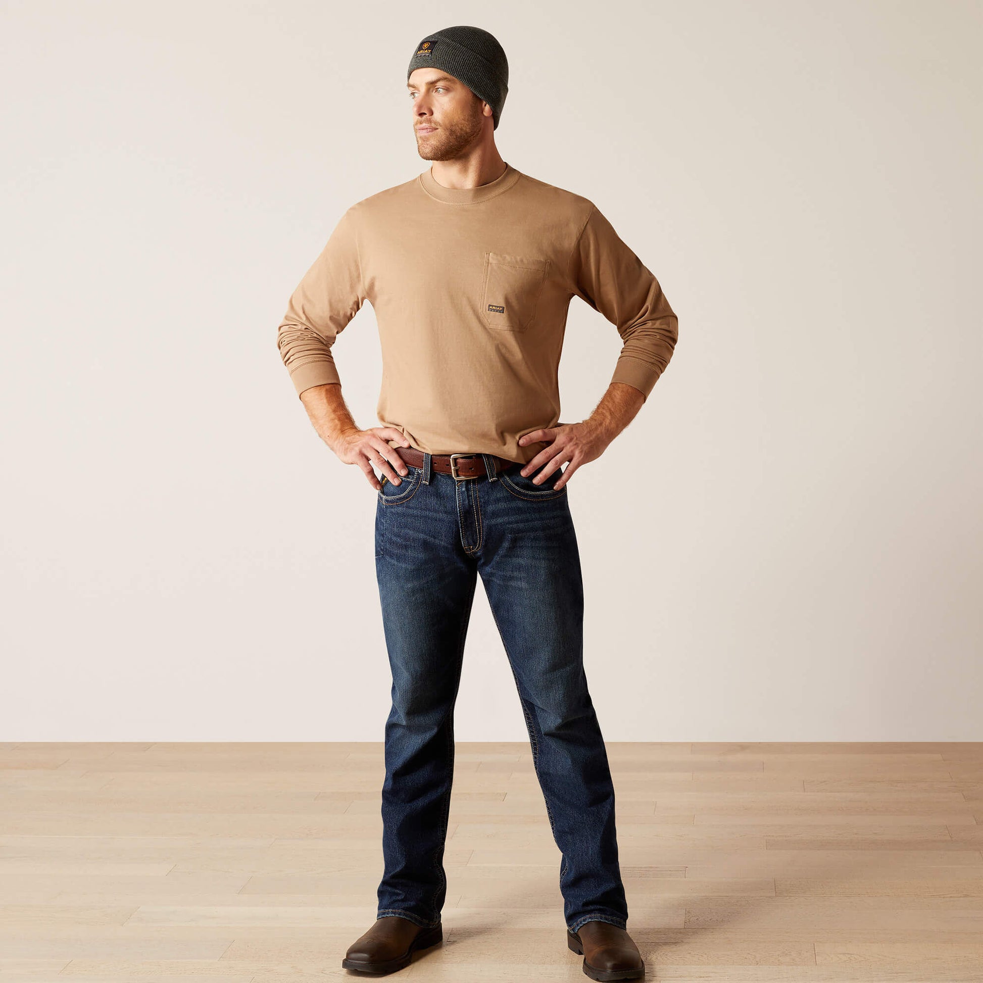 Ariat Men Rebar M4 Relaxed Rail Boot Cut Jean