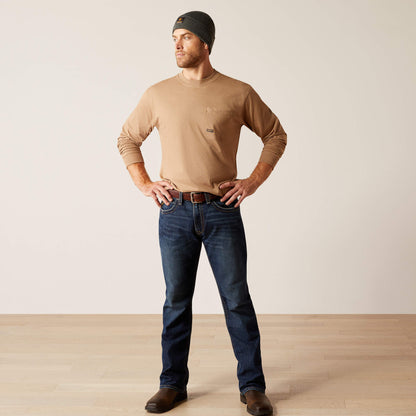 Ariat Men Rebar M4 Relaxed Rail Boot Cut Jean
